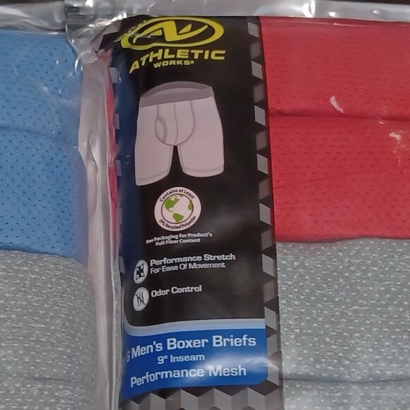 Two 6-Pack Athletic Works Performance Mesh Men's Boxers 2XL - Picture 2 of 4